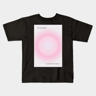 Pink Aura Energy Kids T-Shirt